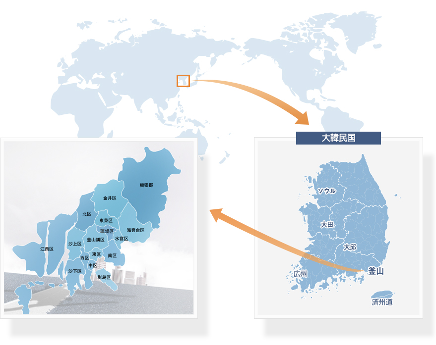 駐日本釜山市貿易事務所｜釜山市紹介
